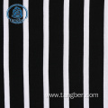 Striped jersey knit rayon spandex fabric